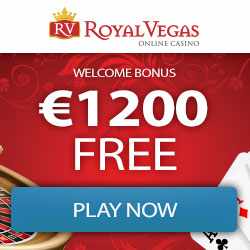 1200 Free Chip Bonus Royal Vegas on first deposit